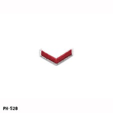 Small Service Chevron Patch ~ 1-1/2 Inches ~ NEW Gemsco ~ Made in the USA
