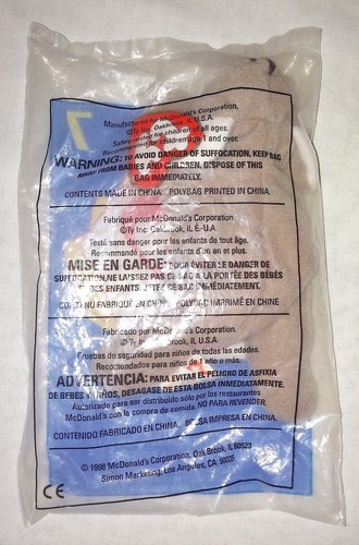 McDonald's Happy Meal Toy 1998 #7 Ty Mel The Koala Bear Plush Toy NEW & SEALED - 第 1/2 張圖片