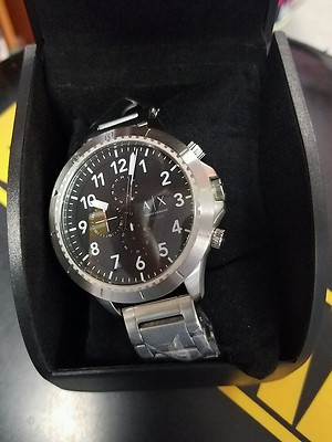 ARMANI EXCHANGE AX1750 ROMULOUS CHRONOGRAPH STAINLESS STEEL WATCH