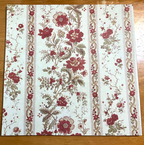 DAISYD'S 12x12 Gingham Rose Designer Paper 26 Sheets 18 Designs Acid Free - Picture 2 of 4