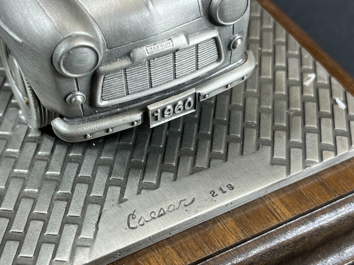 Datsun 1960 Pickup Truck DEALER ONLY AWARD Pewter Sculpture