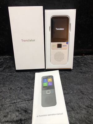 Smart Two-Way Real Time 137 Languages Translator Device Instant Voice US