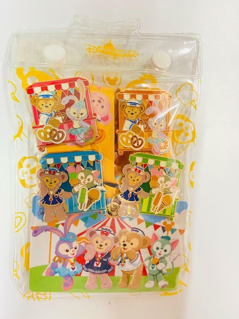 Disney Hong Kong Stickers HKDL-Lot of 4- Gelatoni Shellie May Duffy Cookie