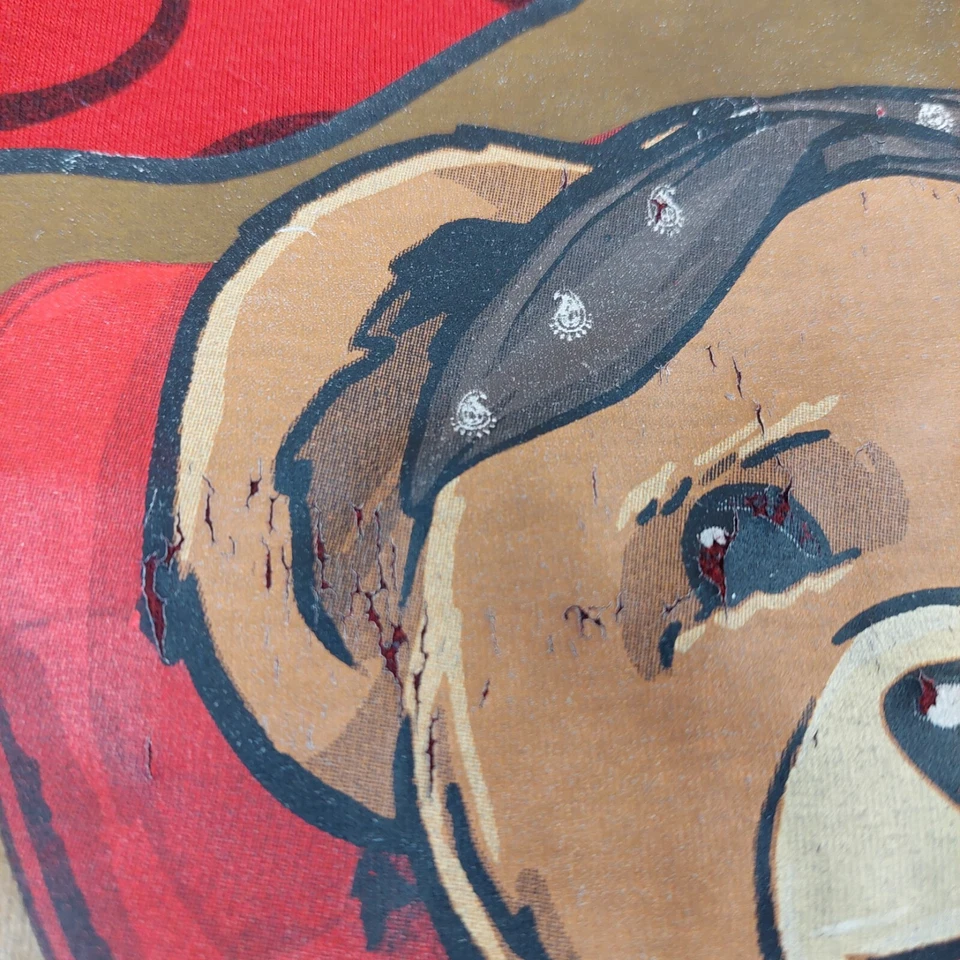 Футболка мужская Bailey Apparel Hustle Bear размер XL красная графическая легенда хип-хоп городская - Изображение 3 из 4