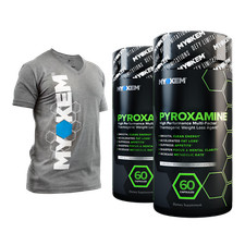 2x PIROXAMINA Profesional Fuerza Quemador de Grasa Píldoras de Pérdida de Peso + CAMISA GRATIS!