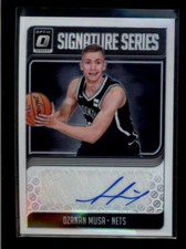 DZANAN MUSA 2018/19 DONRUSS OPTIC SIGNATURE SERIES AUTOGRAPH AUTO AJ8494