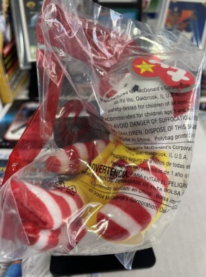 Vintage 2004 Ty Beanie Babies Ronald McDonald The Bear New In Package Still!