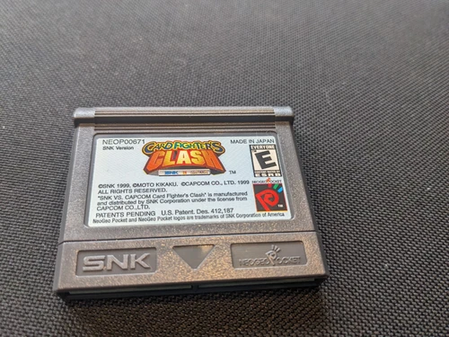 SNK vs. Capcom: Card Fighters' Clash -SNK Version (NeoGeo Pocket Color) - Tested
