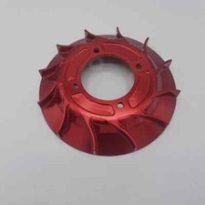 Ventola Per Accensione elettronica Vespa VMC In Cnc 12 Alette - ROSSO