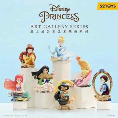Disney Princess Art Gallery Series Blind Box Confirmed 52TOYS Collectible Figure