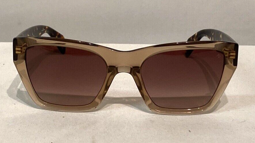 Womens Rag & Bone RNB1046/G/S Sunglasses Cat Eye Beige Havana 54mm Case & Pouch Rag&Bone RNB1046/G/S Cat Eye Sunglasses Tortoise Havana Gold  main image 4
