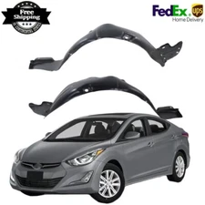 Front Inner Fender Liner Set Compatible with 2011-2013 Hyundai Elantra