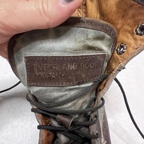 Timberland Herren 6 Zoll Leder Lineman Stiefel in Dunkelgrau Größe 11 Hergestellt in den USA - Bild 12 von 13