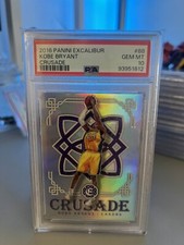 2016 PSA 10 Kobe Bryant Panini Excalibur Crusade 🌟Low Pop 118🌟#88 Basketball