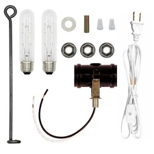 Extra Tall Christmas Tree Wiring Kit #ML5-2B6, Double 40 watt Bulbs, Bracket