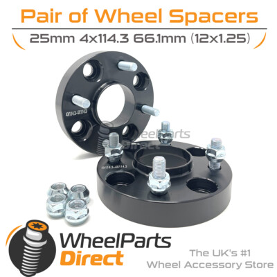 Spurverbreiterung zum Anschrauben 4x114,3 66,1 25mm für Nissan Skyline (4 Bolzen) [R32] 89-94
