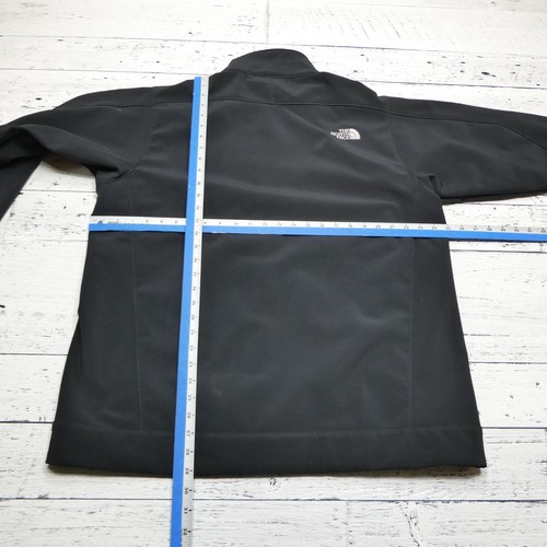 North Face Softshell Jacket Mens Xl Black Full Zip Pockets Fleece Lined - Picture 4 of 6