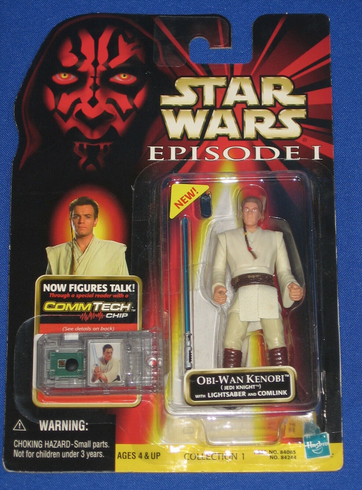 Star Wars Obi-Wan Kenobi Jedi Knight 3.75" Action Figure 1999 Episode I MOC