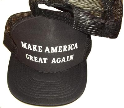 MAGA MAKE AMERICA GREAT AGAIN VINTAGE TRUCKER MESH HAT