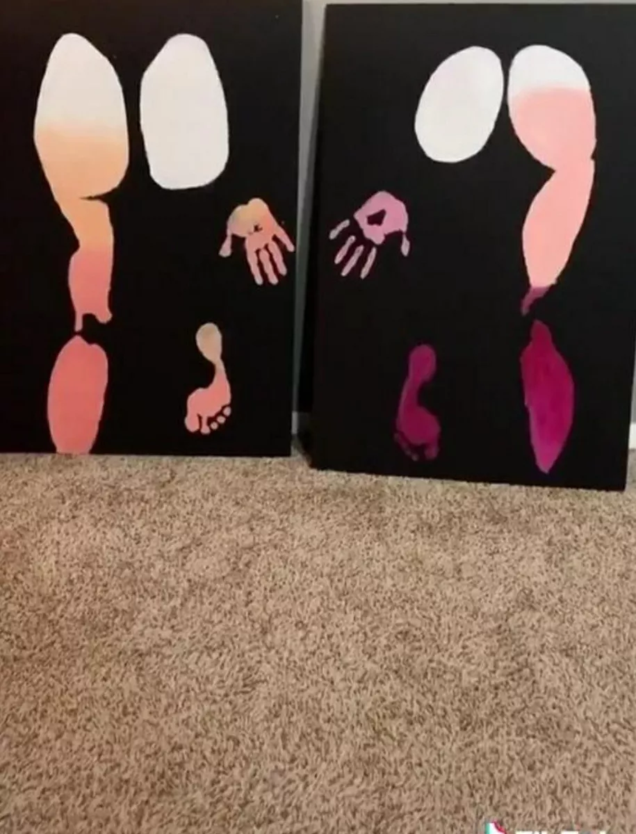 couples painting abstract body｜TikTok Arama