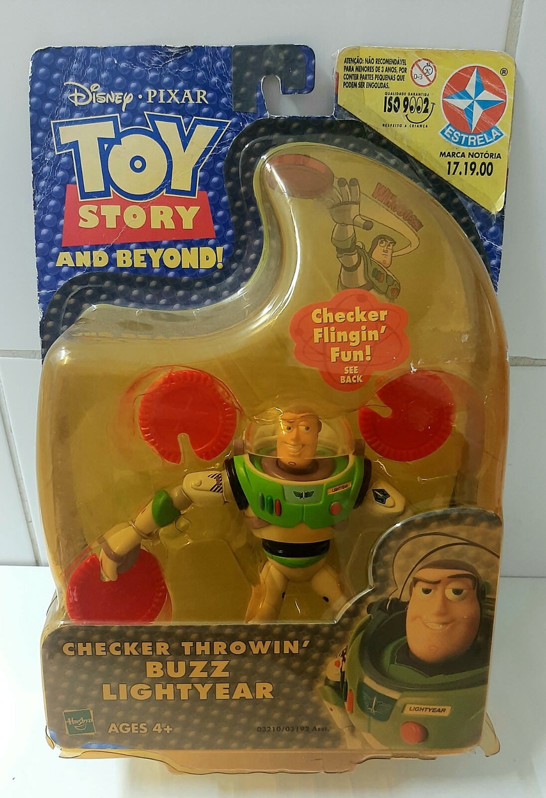 1999 Rare Disney Toy Story 2 Buzz Lightyear NEW MIC - BRAZIL!