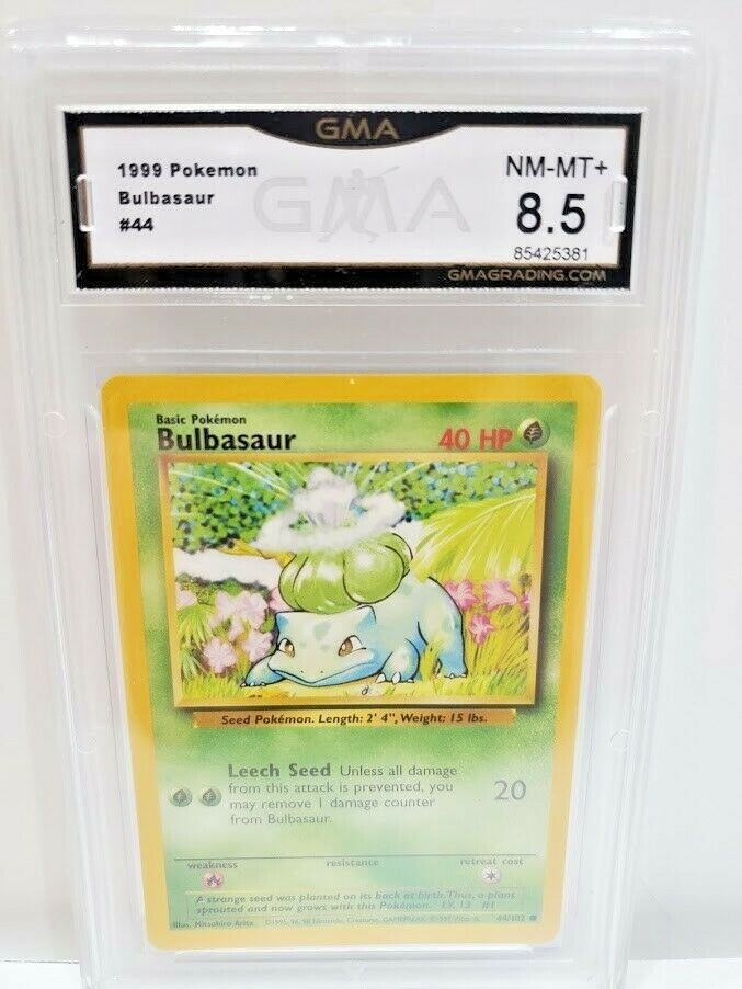 1999 bulbasaur pokemon card value Pokémon #1 TV Animation Blue Logo 1st Print ENG L015169 – AGS Collectibles you may remove 1 damage counter from Bulbasaur. 🌱 Bulbasaur PSA10 Base Set