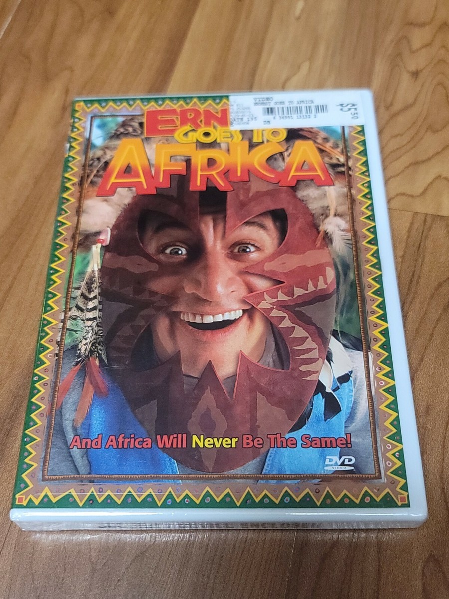 ERNEST GOES TO AFRICA - New DVD - 1997 Jim Varney, Hey Vern