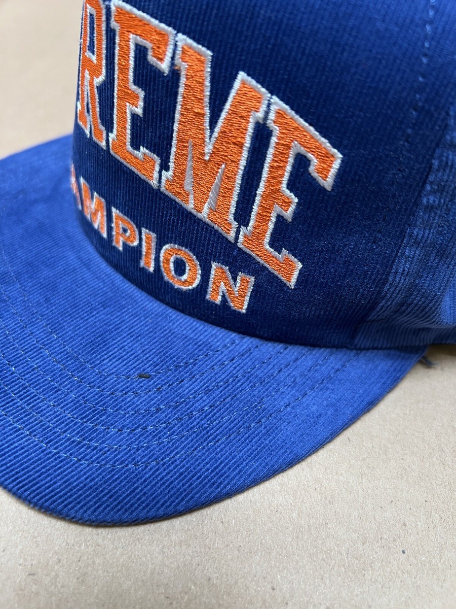 SS17 Supreme Champion Embroidered Logo 5-panel snapback hat cap