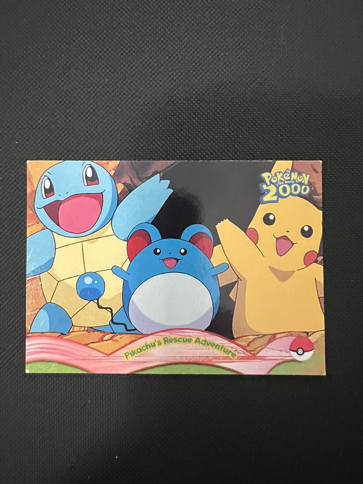 Topps Pokémon #12 Pikachu's Rescue Adventure TV Animation Edition LP
