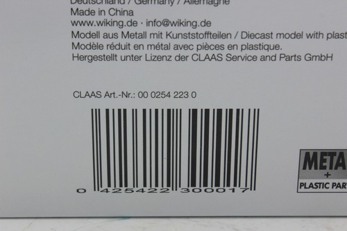 Wiking 02542230 Claas Torion 1914 Wheel Loader Limited Agritechnica 1:32 New OVP - Picture 3 of 11