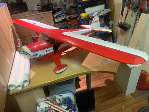 Tolle Flugzeuge T-Craft 20 RC Modell mit OSmax 4T 30 Motor