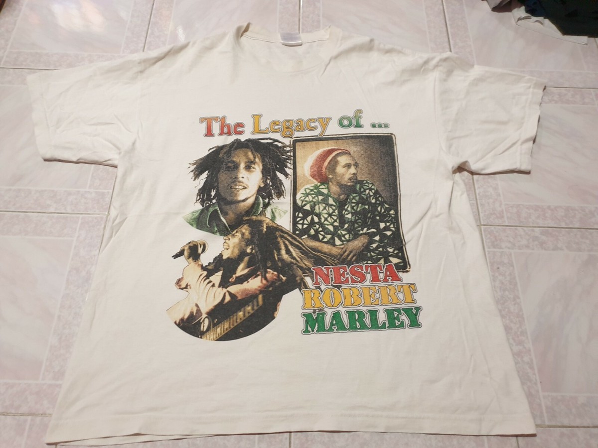 Rare Vintage Bootleg The Legacy of.Bob Marley T-shirt Rap tee