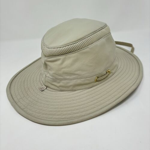 THE AIRFLO TILLEY HAT LTM6 Size 7 1/4 Waterproof Vented Safari Fishing Hat Cap
