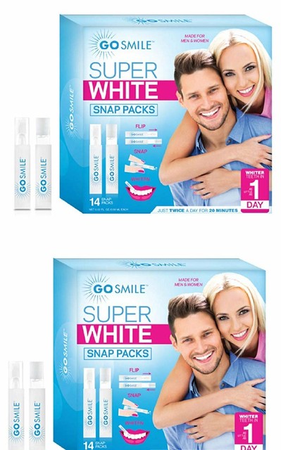 Go Smile Super White Teeth Whitening System Snap Pack Kit ...