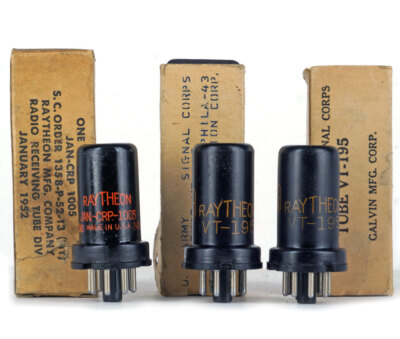 VT-195/1005 RAYTHEON NOS Tube Lampe TSF Valvula Valvola 진공관 真空管 电子管 Valve Röhre