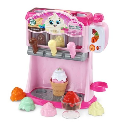 Count and Swirl Ice Cream Maker Playset for Kids Ages 2 Years and up, Pink