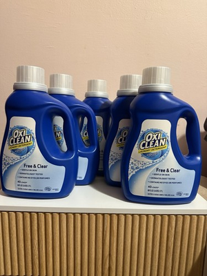 #ad #ad Oxi Clean High Def Clean Liquid Laundry Detergent 60oz 40 Loads Set Of 5 $250.00