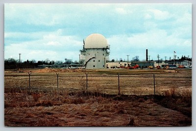 Radar Station off New Jersey Garden State Parkway 1961 Vintage Postcard