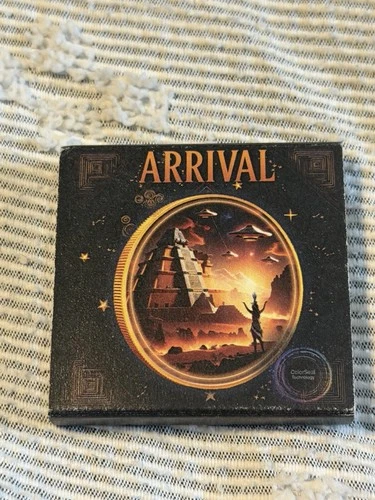 Intaglio 1oz .999 Silver UFO Over Tenochtitlan (Arrival) Colorized 50 Of 199