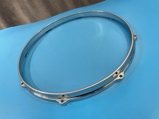 Gretsch anni 60 70 vintage distintivo tondo epoca 14” rullante tamburo pavimento Tom cerchio pressofuso