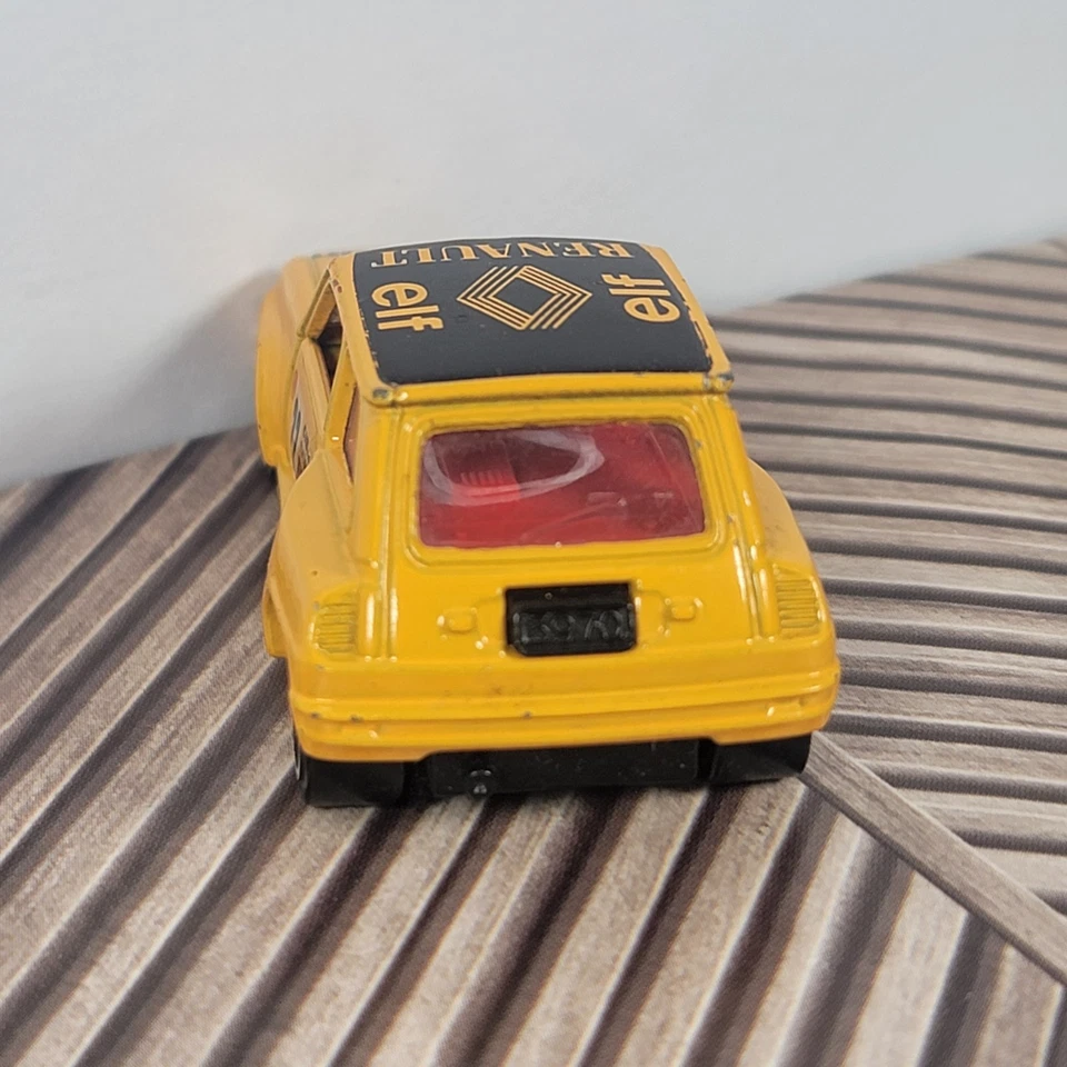 Coches de bolsillo vintage TOMY Tomica Renault 5 Turbo amarillo ULTRA raros Rally elf Foto 4 de 4