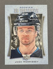 2016-17 UD Hockey Series 1 UD Portraits Josh Morrissey P-55 Rookie 🏒🔥