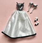 🤍 Barbie 🤍 2001 Vintage Fashion Avenue Film Noir Dress Doll Outfit #25755