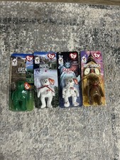 1999 Vintage McDonalds Ty Beanie Babies Complete Set of 4 International Bears