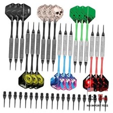 Darts Plastic Tip - 18pcs Soft Tip Darts Set for Electronic Dart Board