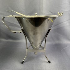 Confectionery Funnel With Stand Stainless Ste...