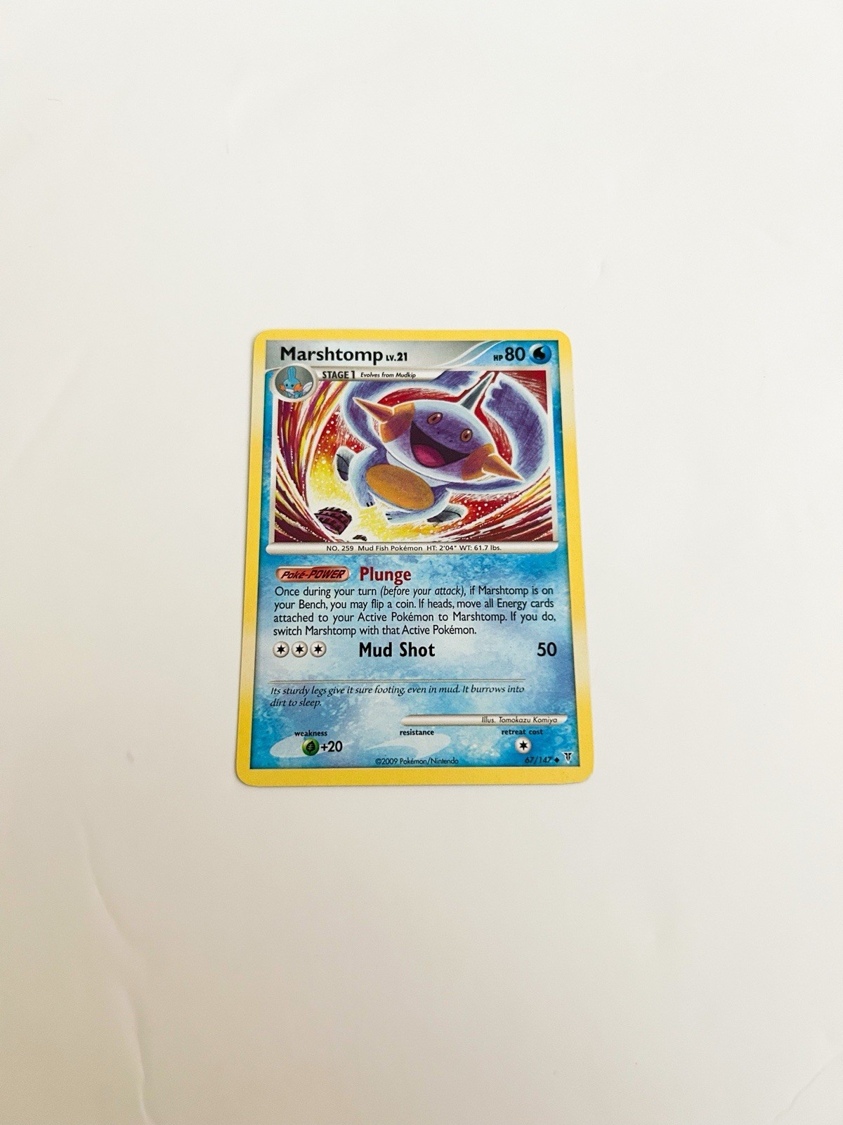 Pokémon TCG Marshtomp Supreme Victors 67 Regular Uncommon Lightly played
