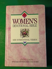 Women's Devotional Bible NIV Red Letter Edition HC Zondervan 1990