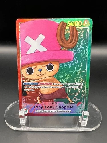 One Piece TCG Tony Tony Chopper OP08-001 Alt Art Leader English - LP
