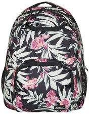 Roxy Shadow Swell Printed 24L Backpack - Anthracite Wind Swept Floral - New